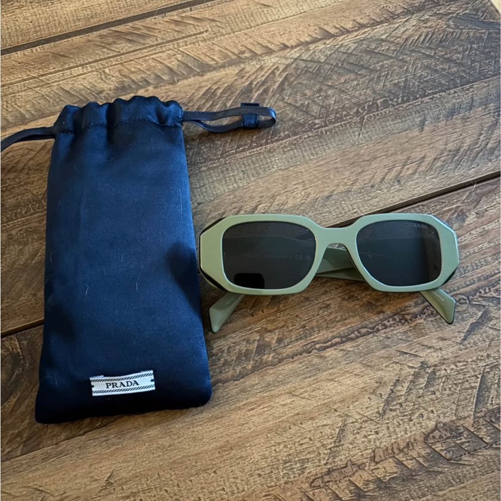 Green Prada Sunglasses